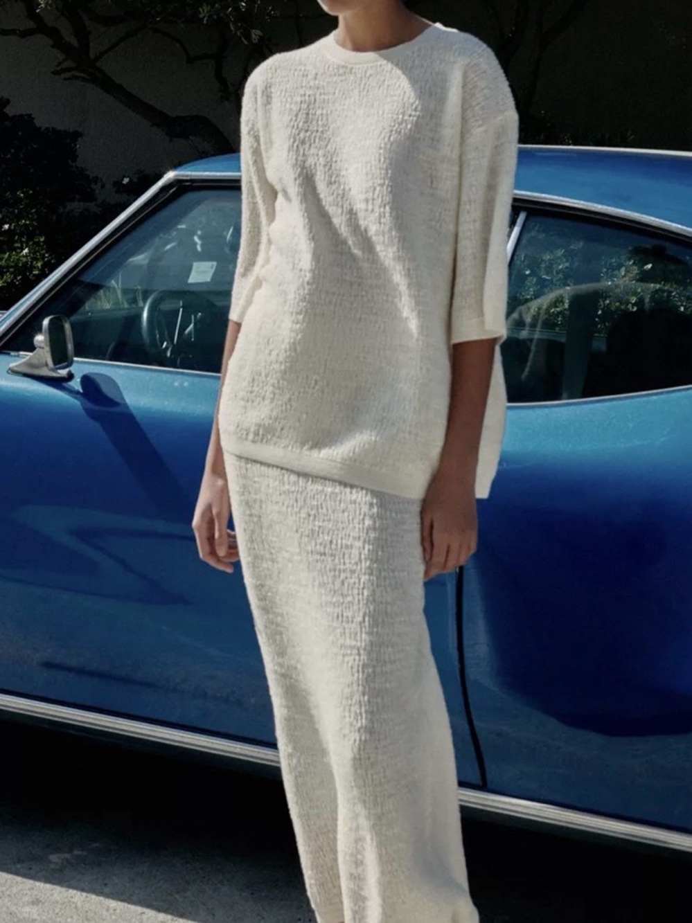 Zara Ecru Oversized Textured Knit Jumper Top | S | Cream Ivory | NWT